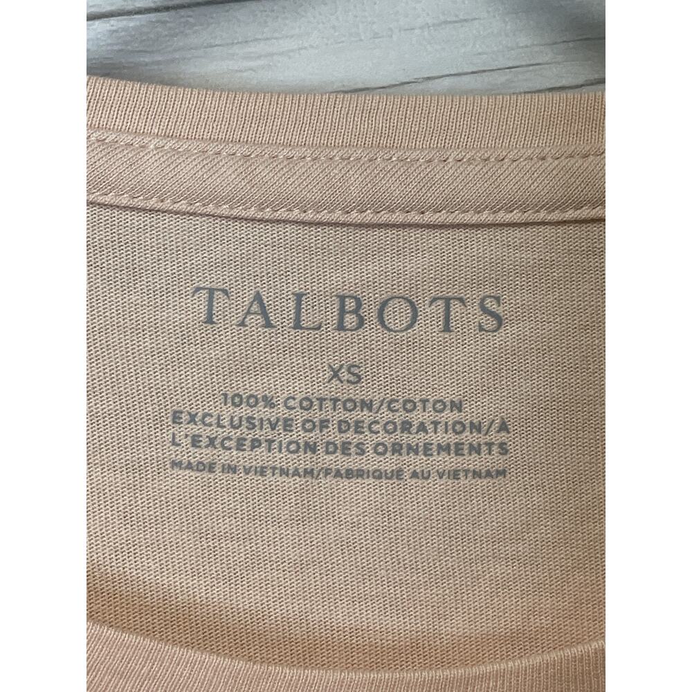 Talbots Shirt Womens XS Fox Embroidered Long Sleeve Crewneck Animal‎ Top - Picture 6 of 9